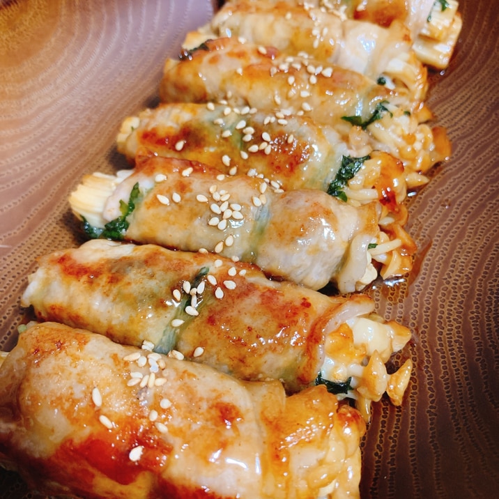 さっぱり美味しい!えのきの肉巻き